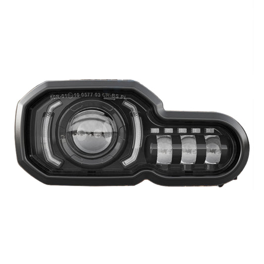 Whites LED Headlight BMW F650/700/800 Assorted Years E-mark