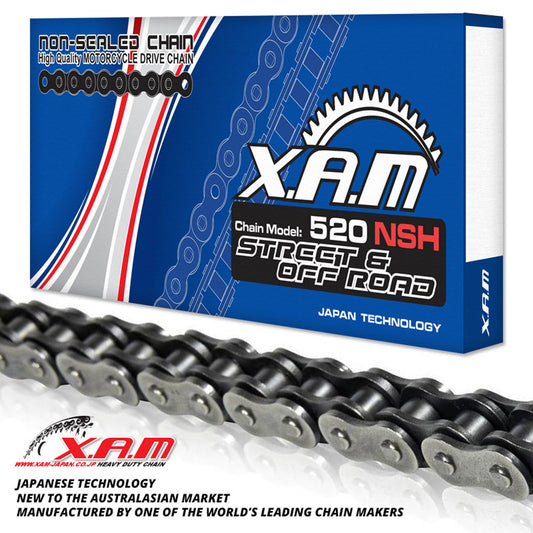 XAM 520NSH Non-Sealed Heavy Duty Chain (100L)