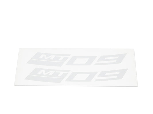 Rear Rim Sticker 'MT-09' - Silver