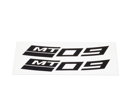 Front Rim Sticker 'MT-09' - Black