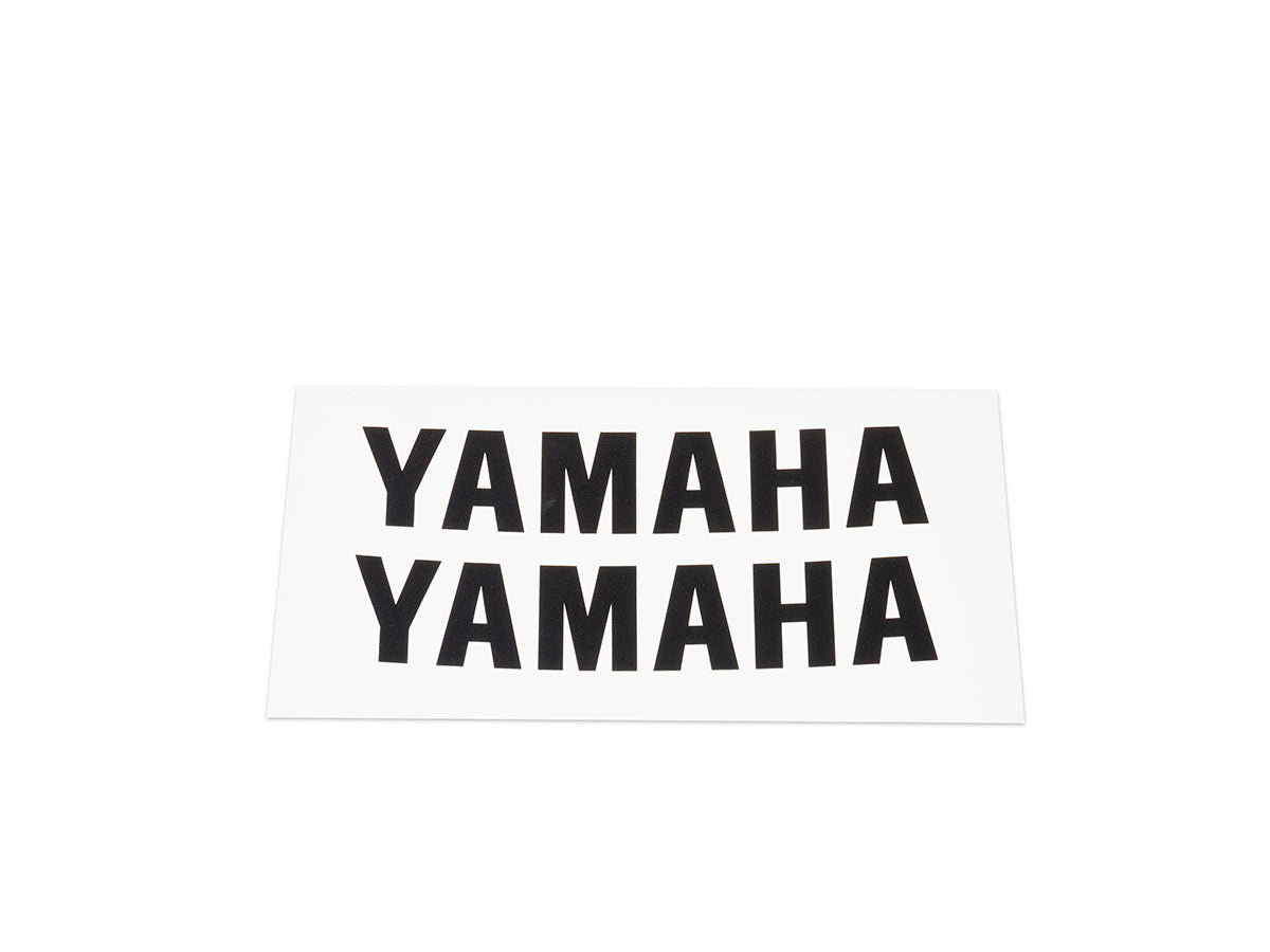 Rear Rim Sticker 'YAMAHA' - Black