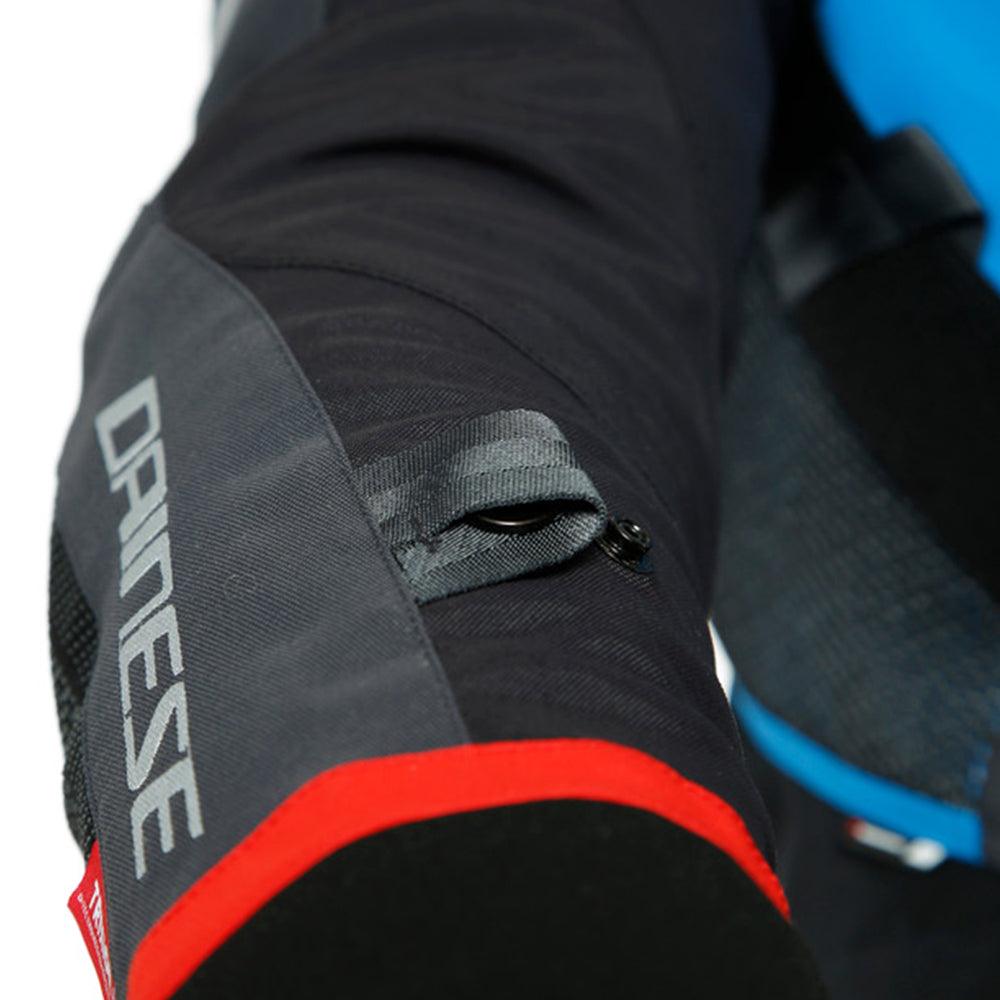 DAINESE ANTARTICA GORE-TEX®JACKET - EBONY/PERFORMANCE BLUE/BLACK MCLEOD ACCESSORIES (P) sold by Cully's Yamaha