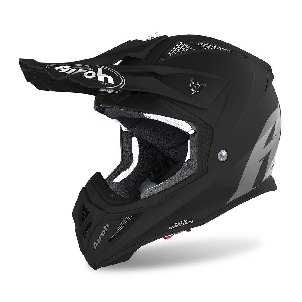 AIROH AVIATOR ACE HELMET - MATT BLACK MOTO NATIONAL ACCESSORIES PTY sold by Cully's Yamaha