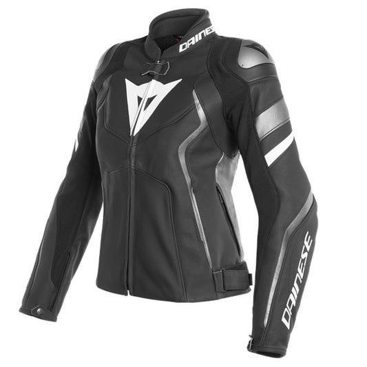 DAINESE AVRO 4 LADY JACKET - MATT BLACK/ANTHRACITE/WHITE MCLEOD ACCESSORIES (P) sold by Cully's Yamaha