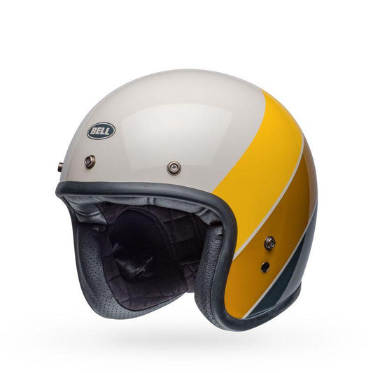 BELL CUSTOM 500 RIFF HELMET - SAND/YELLOW CASSONS PTY LTD sold by Cully's Yamaha