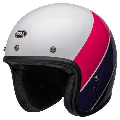 BELL CUSTOM 500 RIFF HELMET - PINK/PURPLE CASSONS PTY LTD sold by Cully's Yamaha