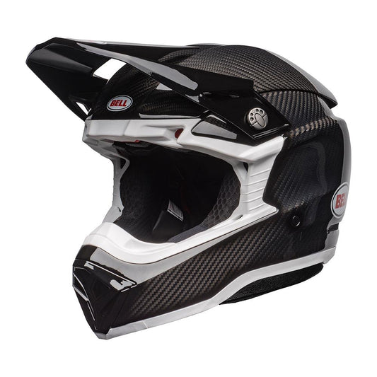 BELL MOTO-10 SPHERICAL 2022 HELMET - BLACK/WHITE CASSONS PTY LTD sold by Cully's Yamaha