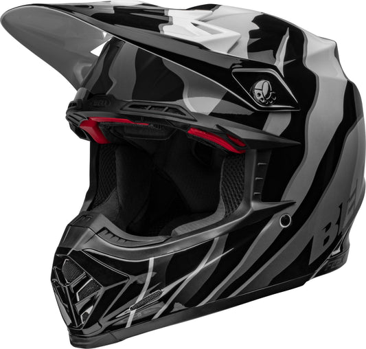 BELL 2023 MOTO-9S FLEX CLAW HELMET - BLACK/WHITE CASSONS PTY LTD sold by Cully's Yamaha