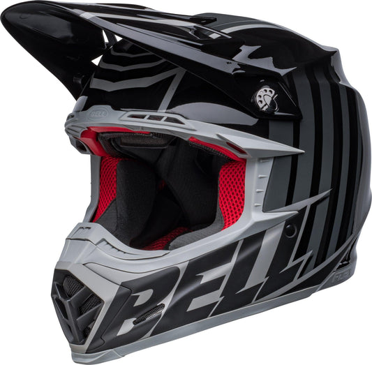 BELL 2023 MOTO-9S FLEX SPRINT HELMET - MATT GLOSS BLACK/GRAY CASSONS PTY LTD sold by Cully's Yamaha