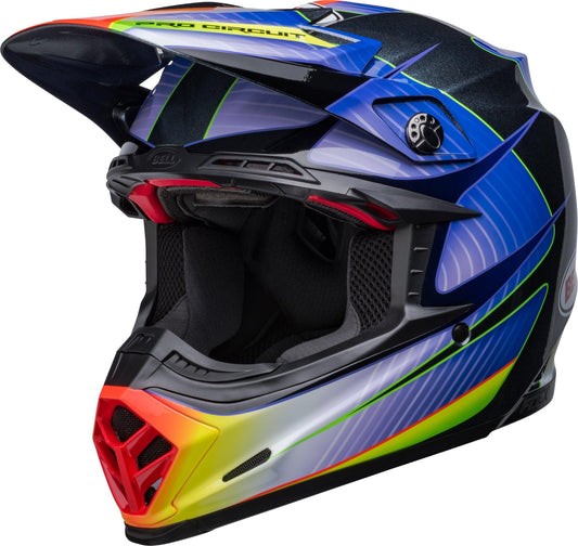 BELL 2023 MOTO-9S FLEX PRO CIRCUIT HELMET - SILVER METALLIC FLAKE CASSONS PTY LTD sold by Cully's Yamaha