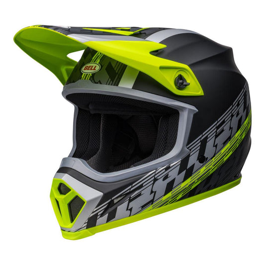 BELL MX-9 MIPS OFFSET 2022 HELMET - MATT BLACK/HI-VIZ YELLOW CASSONS PTY LTD sold by Cully's Yamaha