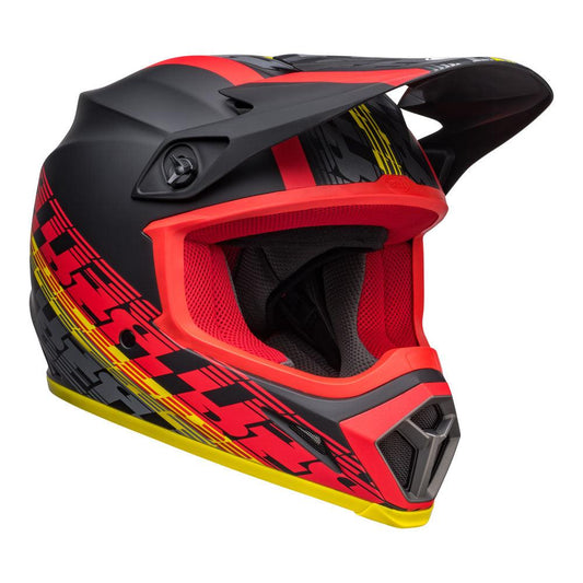 BELL MX-9 MIPS OFFSET 2022 HELMET - MATT BLACK/RED CASSONS PTY LTD sold by Cully's Yamaha