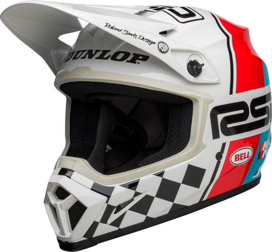 BELL 2023 MX-9 MIPS RSD THE RALLY HELMET - BLACK/WHITE CASSONS PTY LTD sold by Cully's Yamaha