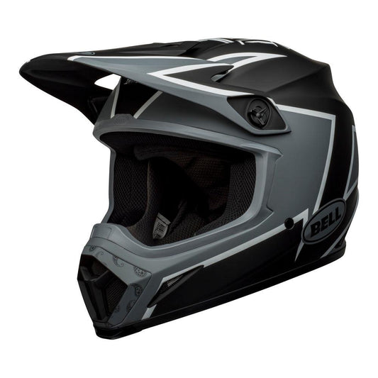 BELL MX-9 MIPS TWITCH 2022 HELMET - MATT BLACK/GREY/WHITE CASSONS PTY LTD sold by Cully's Yamaha