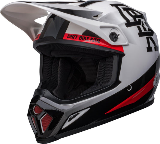 BELL 2023 MX-9 MIPS TWITCH DBK HELMET - WHITE/BLACK CASSONS PTY LTD sold by Cully's Yamaha