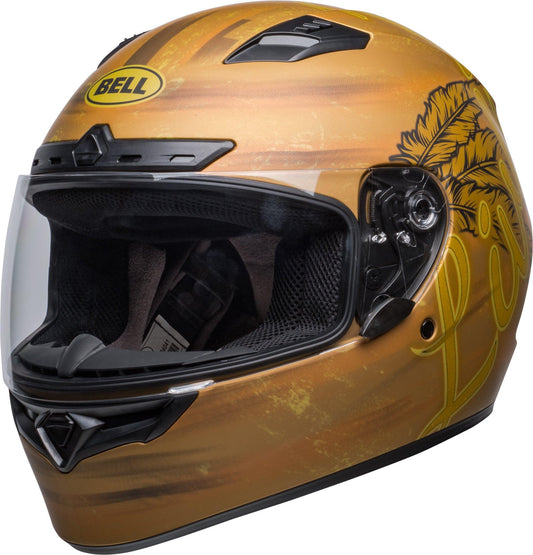 BELL QUALIFIER DLX MIPS HARTLUCK LIVE HELMET - MATT GOLD CASSONS PTY LTD sold by Cully's Yamaha