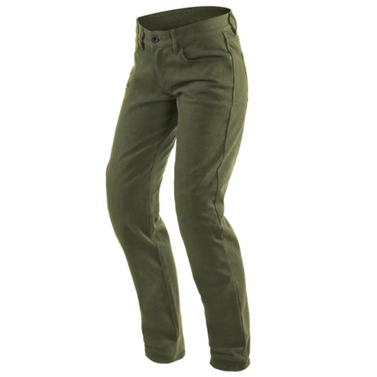 DAINESE CASUAL REGULAR LADY TEX PANTS - OLIVE MCLEOD ACCESSORIES (P) sold by Cully's Yamaha