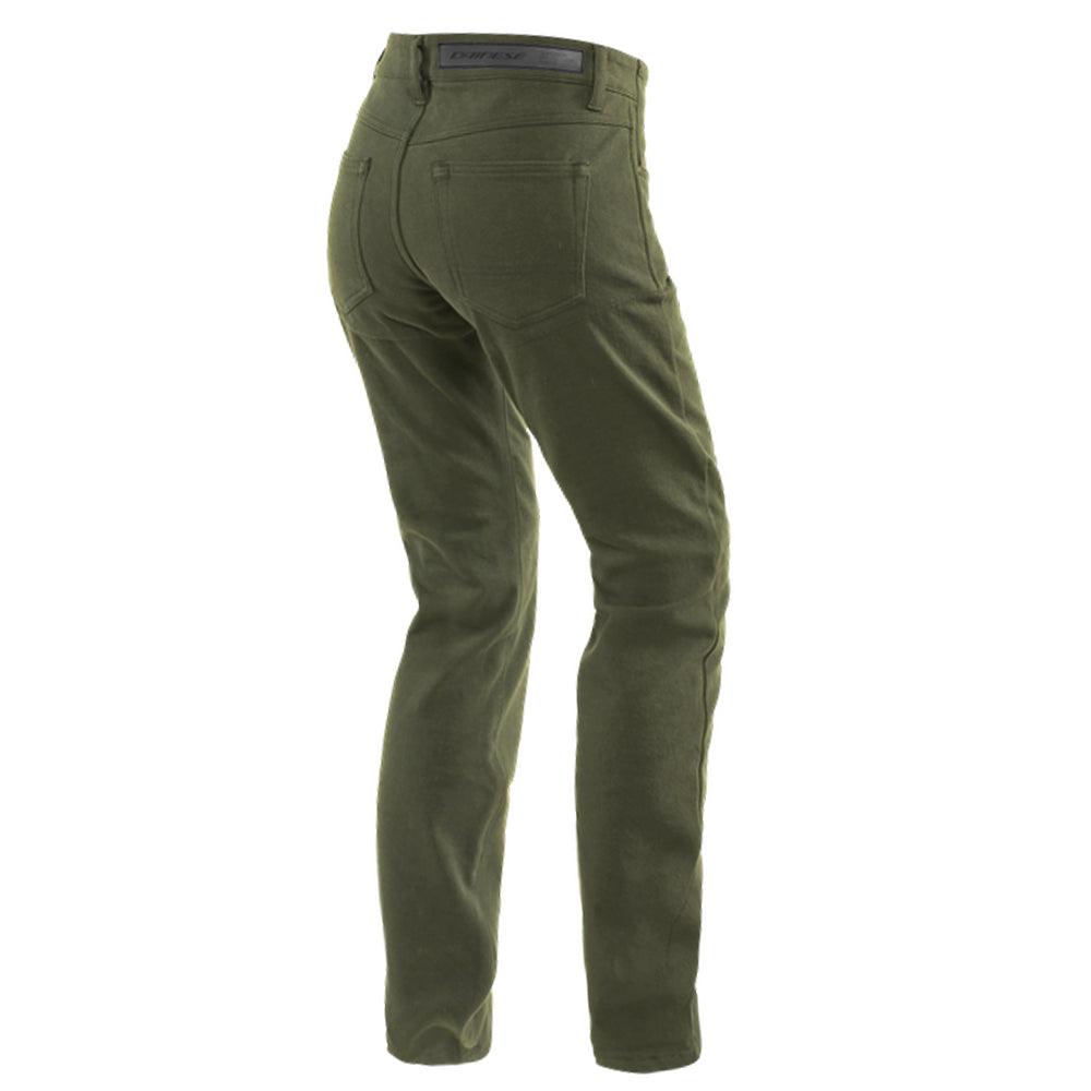 DAINESE CASUAL REGULAR LADY TEX PANTS - OLIVE MCLEOD ACCESSORIES (P) sold by Cully's Yamaha