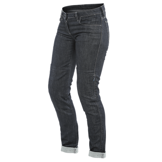 DAINESE DENIM SLIM LADY TEX PANTS - BLUE MCLEOD ACCESSORIES (P) sold by Cully's Yamaha