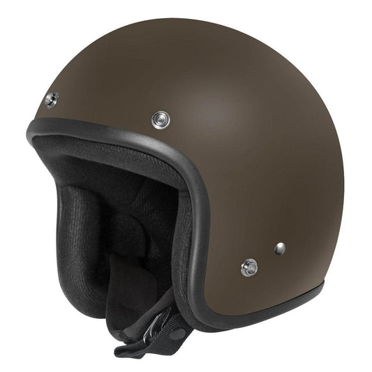 DRIRIDER BASE HELMET - BROWN MCLEOD ACCESSORIES (P) sold by Cully's Yamaha