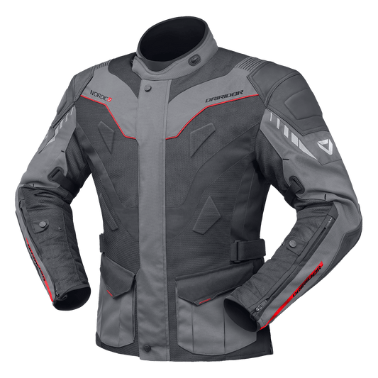 DRIRIDER NORDIC V AIRFLOW JACKET - DARK GREY/GREY MCLEOD ACCESSORIES (P) sold by Cully's Yamaha