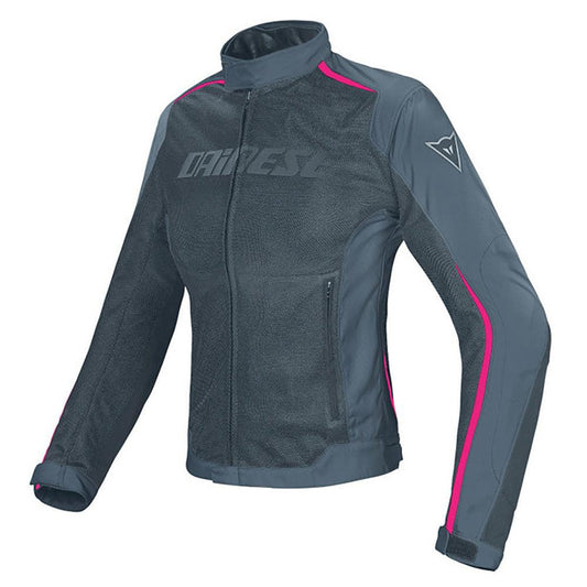 DAINESE HYDRA FLUX D-DRY® LADY JACKET - BLACK/EBONY/FUCHSIA MCLEOD ACCESSORIES (P) sold by Cully's Yamaha