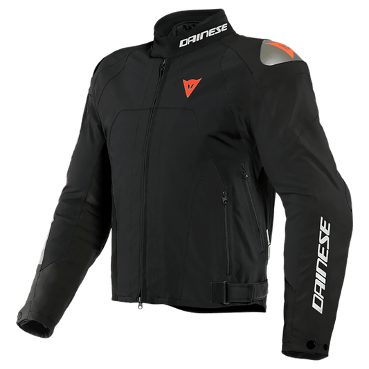 DAINESE INDOMITA D-DRY® XT JACKET - MATT BLACK/FLUO RED MCLEOD ACCESSORIES (P) sold by Cully's Yamaha