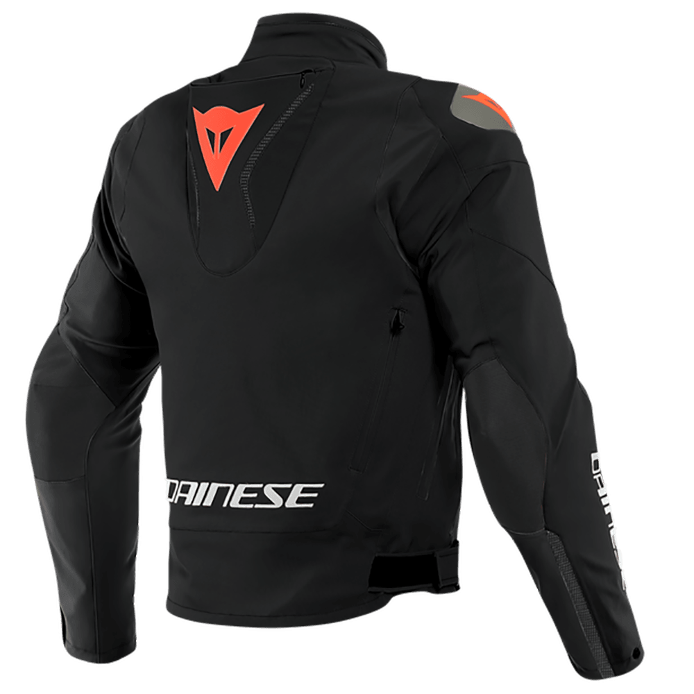 DAINESE INDOMITA D-DRY® XT JACKET - MATT BLACK/FLUO RED MCLEOD ACCESSORIES (P) sold by Cully's Yamaha