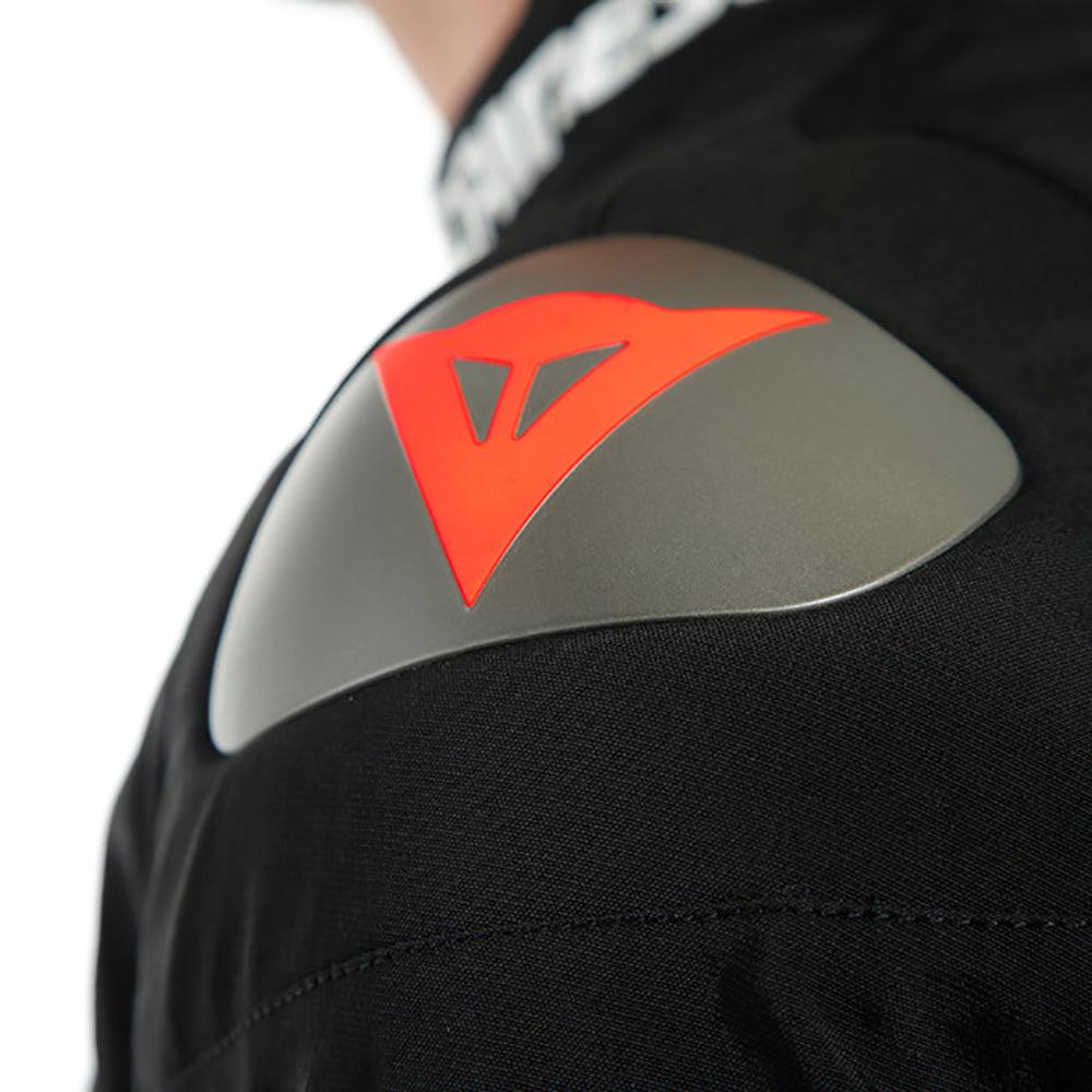 DAINESE INDOMITA D-DRY® XT JACKET - MATT BLACK/FLUO RED MCLEOD ACCESSORIES (P) sold by Cully's Yamaha
