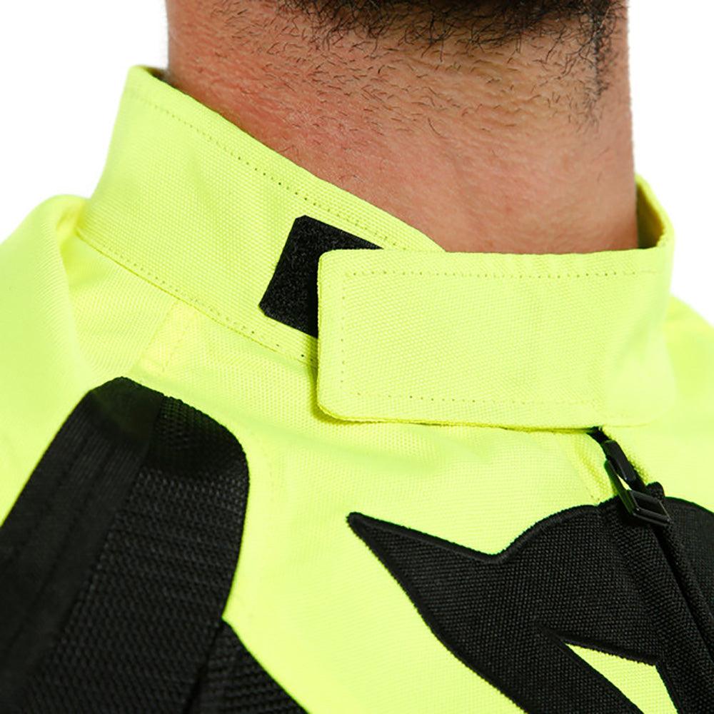DAINESE LEVANTE AIR TEX JACKET - BLACK/FLUO YELLOW MCLEOD ACCESSORIES (P) sold by Cully's Yamaha