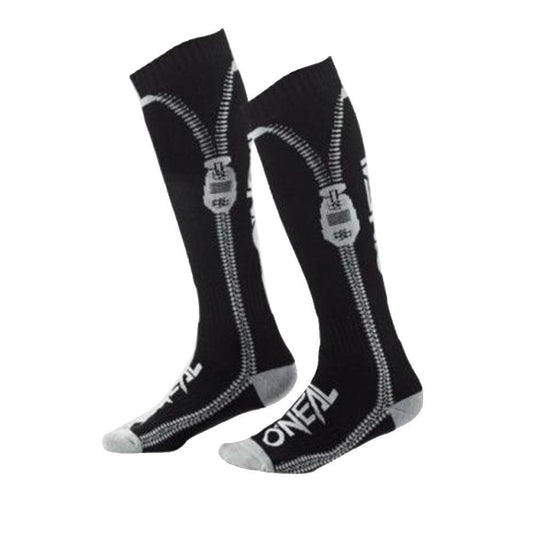 ONEAL PRO MX ZIPPER 2022 SOCKS - BLACK CASSONS PTY LTD sold by Cully's Yamaha
