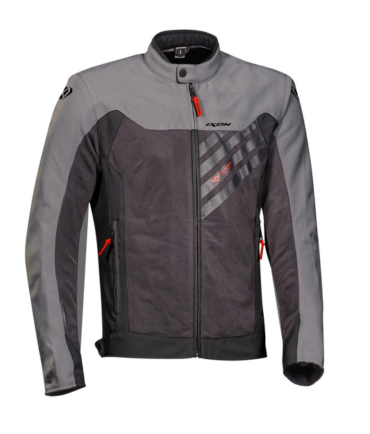 IXON ORION JACKET - ANTHRACITE/GREY/RED CASSONS PTY LTD sold by Cully's Yamaha