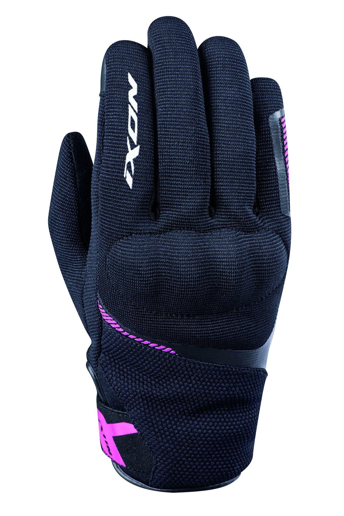 IXON PRO BLAST LADY GLOVES - BLACK/FUCHSIA CASSONS PTY LTD sold by Cully's Yamaha