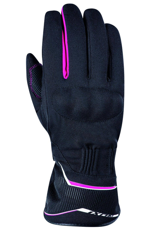 IXON PRO GLOBE LADY GLOVES - BLACK/FUCHSIA CASSONS PTY LTD sold by Cully's Yamaha