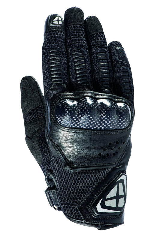 IXON RS4 AIR LADY GLOVES - BLACK/SILVER CASSONS PTY LTD sold by Cully's Yamaha