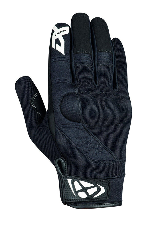 IXON RS DELTA GLOVES - BLACK/WHITE CASSONS PTY LTD sold by Cully's Yamaha
