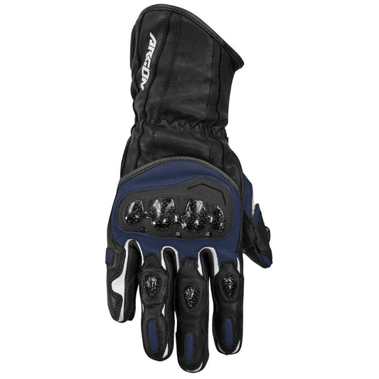 ARGON RUSH GLOVES - BLACK/BLUE MCLEOD ACCESSORIES (P) sold by Cully's Yamaha