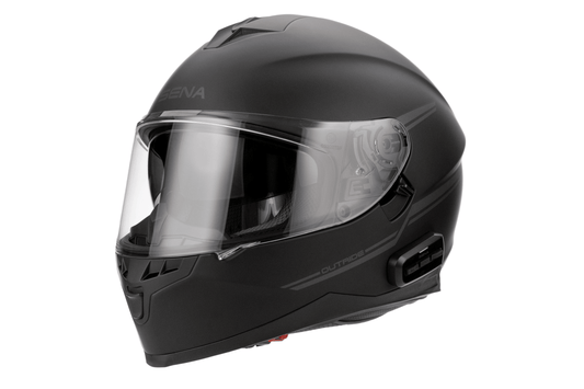 SENA OUTRIDE HELMET - MATT BLACK MCLEOD ACCESSORIES (P) sold by Cully's Yamaha