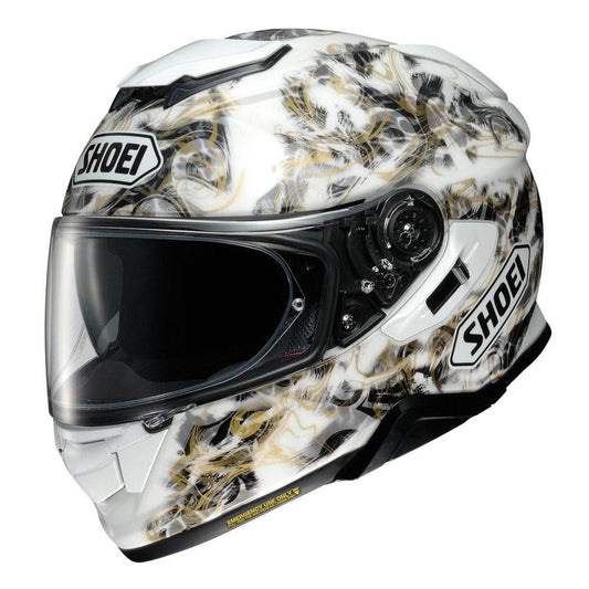 SHOEI GT-AIR II CONJURE HELMET - WHITE MCLEOD ACCESSORIES (P) sold by Cully's Yamaha