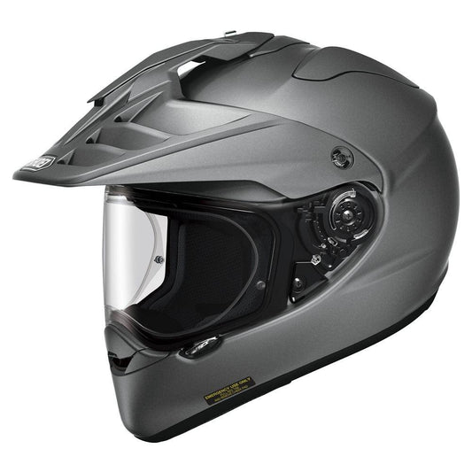 SHOEI HORNET ADVENTURE HELMET - MATT DEEP GREY MCLEOD ACCESSORIES (P) sold by Cully's Yamaha