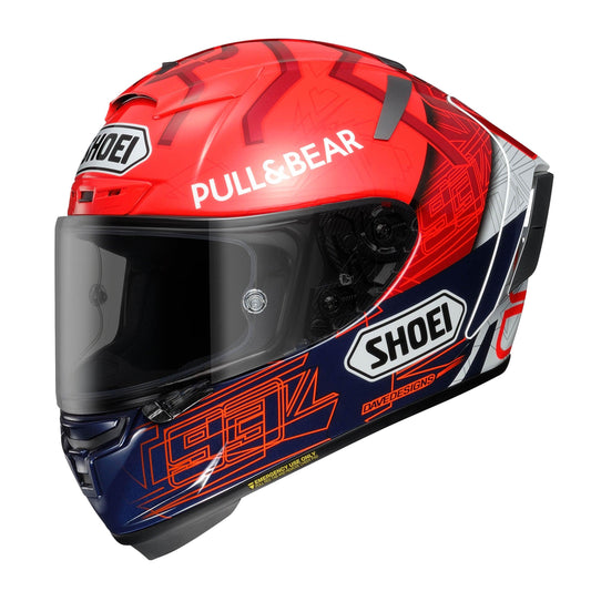 SHOEI X-SPIRIT III MARQUEZ 6 HELMET - TC-1 MCLEOD ACCESSORIES (P) sold by Cully's Yamaha