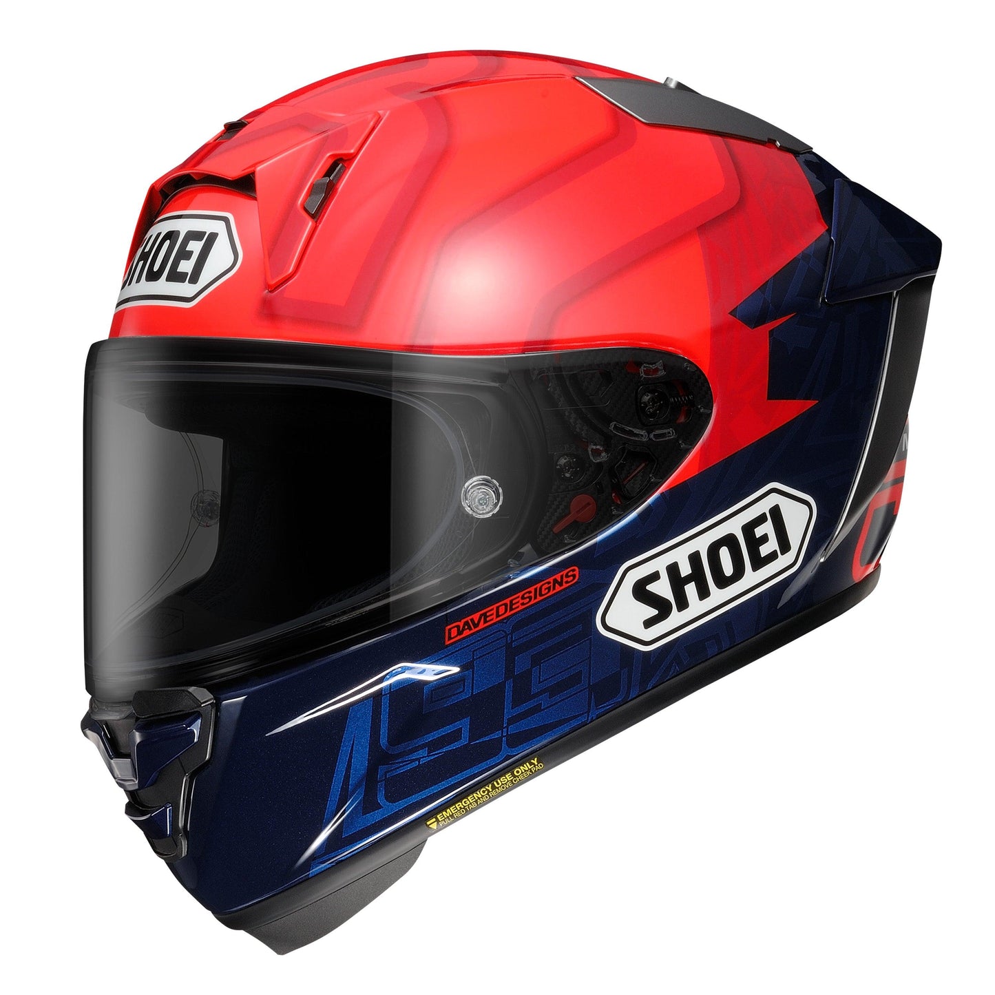 SHOEI X-SPR PRO MARQUEZ 7 HELMET - TC-1 MCLEOD ACCESSORIES (P) sold by Cully's Yamaha