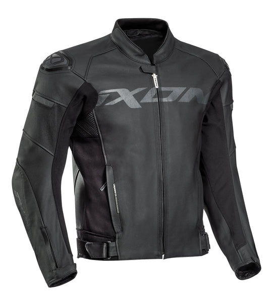 IXON SPARROW LEATHER JACKET - BLACK CASSONS PTY LTD sold by Cully's Yamaha