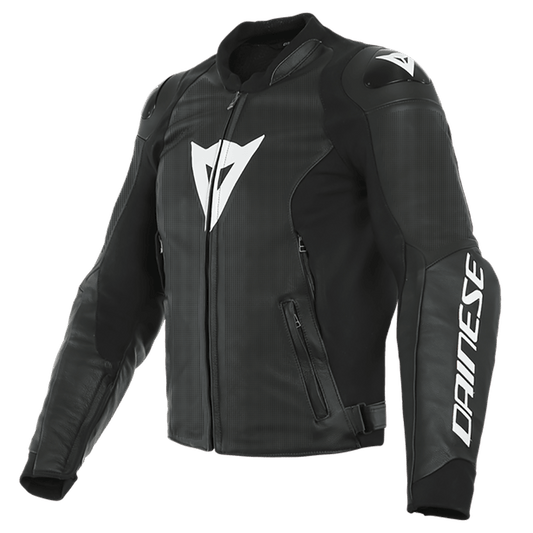 DAINESE SPORT PRO PERFORATED JACKET - BLACK/WHITE MCLEOD ACCESSORIES (P) sold by Cully's Yamaha