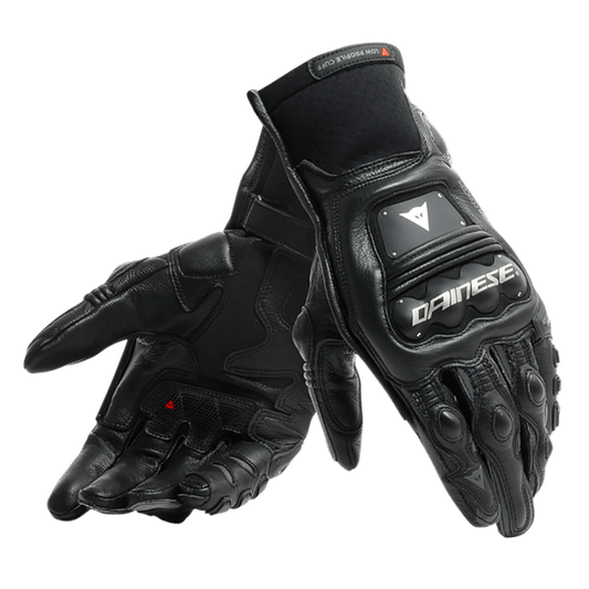 DAINESE STEEL PRO IN GLOVES - BLACK/ANTHRACITE MCLEOD ACCESSORIES (P) sold by Cully's Yamaha