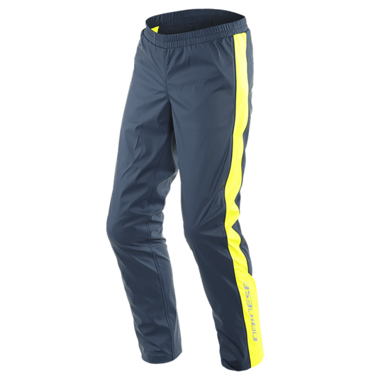 DAINESE STORM 2 UNISEX PANTS - BLACK IRIS/FLUO YELLOW MCLEOD ACCESSORIES (P) sold by Cully's Yamaha