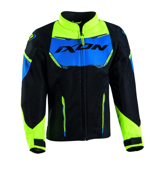 IXON STRIKER AIR KID JACKET - BLACK/BLUE/YELLOW CASSONS PTY LTD sold by Cully's Yamaha