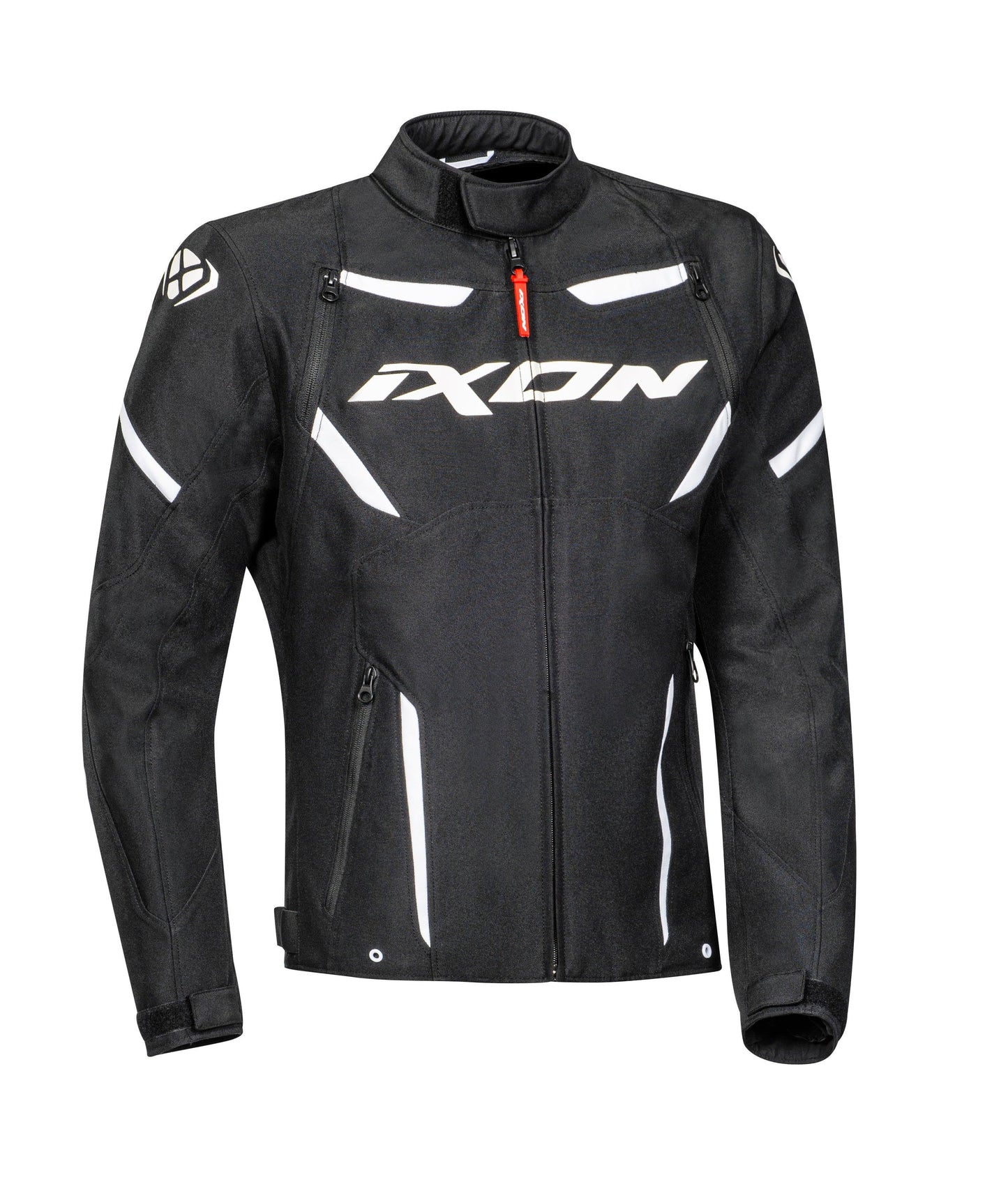 IXON STRIKER JACKET - BLACK/WHITE CASSONS PTY LTD sold by Cully's Yamaha