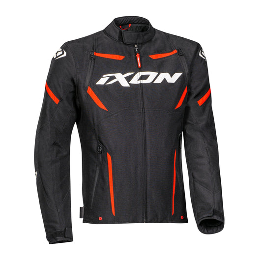 IXON STRIKER JACKET - BLACK/WHITE/RED CASSONS PTY LTD sold by Cully's Yamaha