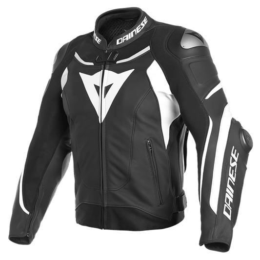 DAINESE SUPER SPEED 3 JACKET - BLACK/WHITE MCLEOD ACCESSORIES (P) sold by Cully's Yamaha